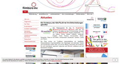 Desktop Screenshot of filmbuero-mv.de